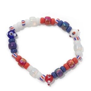 Bohemian Irregular Streatchy Bracelet for Women Colorful Beads